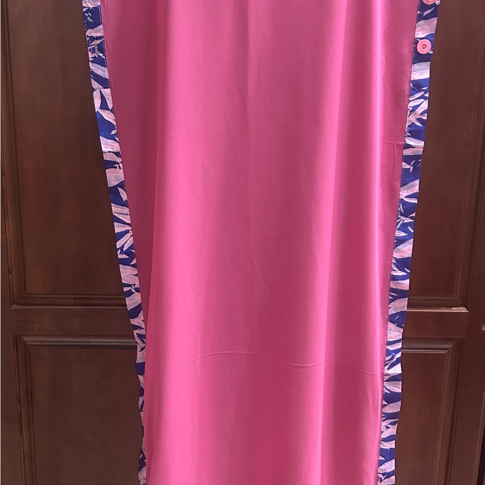 Pink and Blue Women's Scarf/Stole